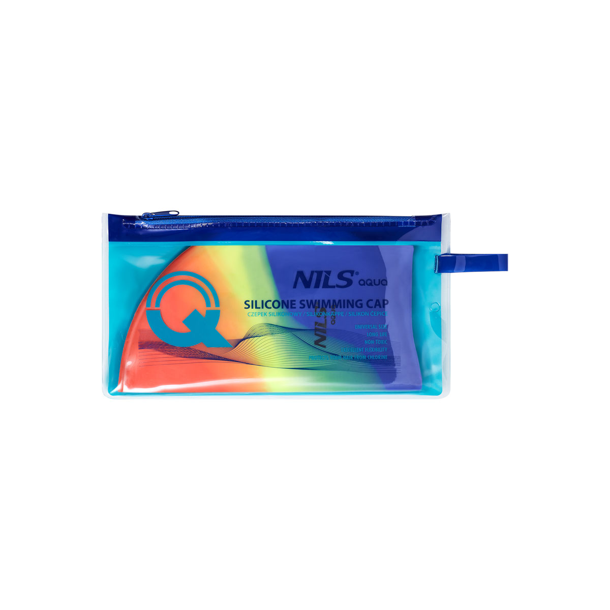 Silikonová čepice NILS Aqua NQC GR02 zelená
