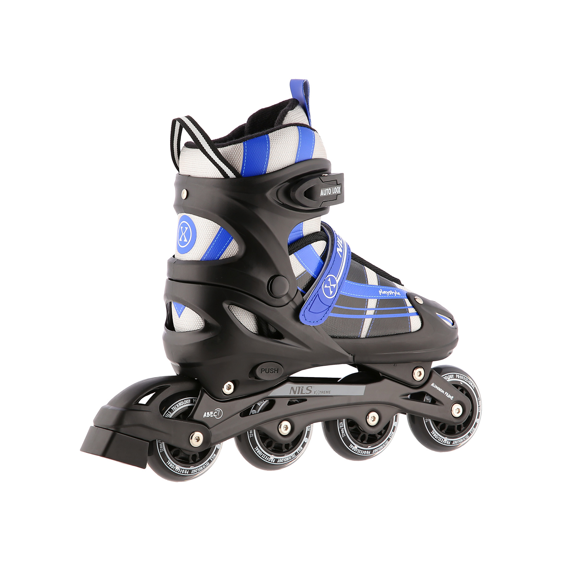 Brusle NILS Extreme NH18366A 2v1 černo-modré L(39-42)