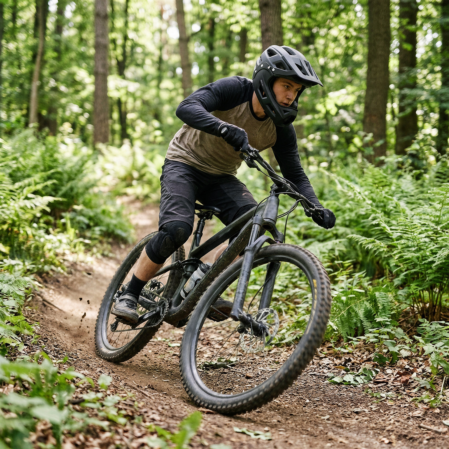 Full face přilba NILS Extreme MTW101 s odnímatelným chráničem brady černá M(56-58cm)