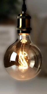 LED žárovka E27 temně zlaté světlo 2300K tepla bílá 2W 220V