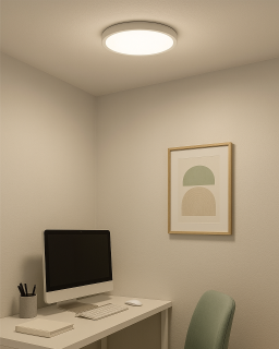 LED stropní 3CCT svítidlo TR-74S - 24W 2500lm ø30x2,5cm Trixline