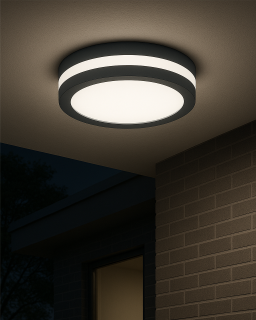 LED stropní CCT svítidlo s pohybovým senzorem TR-203MS - 20W 2050lm ø23x5,5cm Trixline