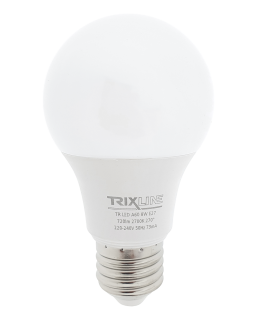 LED žárovka Trixline 8W 720lm E27 A60 teplá bílá