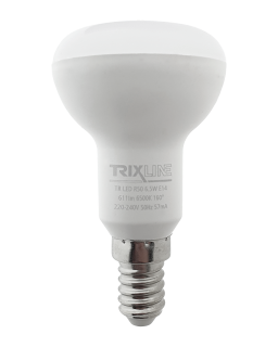 LED žárovka Trixline 6,5W 611lm E14 R50 studená bílá