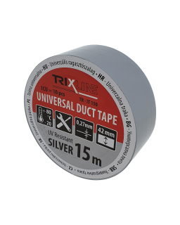 Univerzální páska TR-IT 150 stříbrná 15m, 0,27mm TRIXLINE