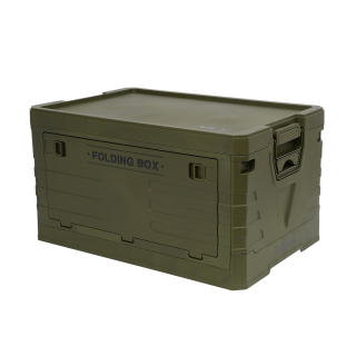 Skládací box s víkem NILS Camp NCB4004 50L zelený