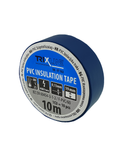 PVC izolační páska TR-IT 102 10m, 0,13mm modrá TRIXLINE