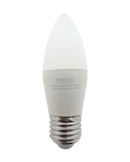 LED žárovka Trixline 8W E27 C35 teplá bílá