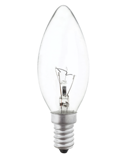 Speciální žárovka Trixline C35, 40W E14 340lm teplá bílá