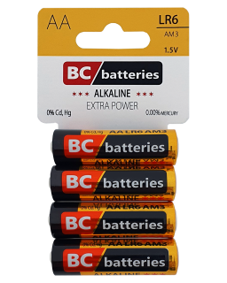 BC LR6  Extra Power Alkalická AA / 4ks BLISTR