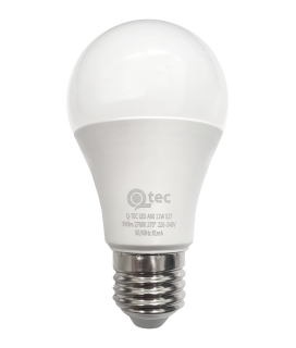 LED žárovka Qtec 11W 990lm A60 E27 2700K