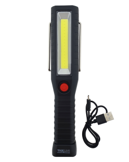 LED COB 3W ruční nabíjecí svítilna TR-340R TRIXLINE