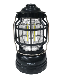 LED COB 3x3W outdoorová svítilna na baterie TR-216R TRIXLINE černá