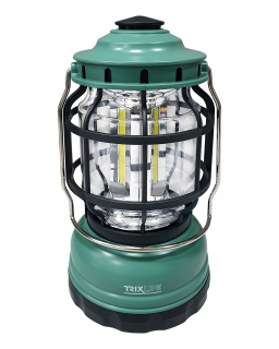 LED COB 3x3W outdoorová svítilna na baterie TR-218R TRIXLINE zelená