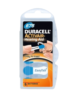 Duracell DA675 PR44 baterie do naslouchadel 6ks