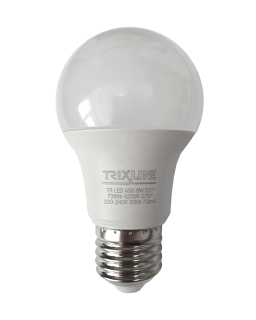 LED žárovka Trixline 8W 736lm E27 A50 neutrální bílá