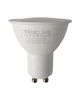 LED žárovka Trixline 4W 368lm GU10 neutrální bílá