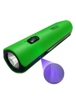 LED ruční svítilna s UV na bankovky TR-068L zelená Trixline