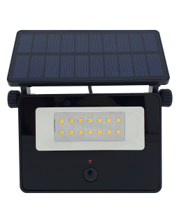 TR 386S LED Solární reflektor 2W 4200K s pohybovým senzorem Trixline