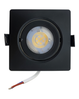 Bodové LED světlo 7W - čtvercové TR 426 / 9697 Černá TRIXLINE