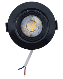 Bodové LED světlo 7W - kruhové TR 425 / 9666 Černá TRIXLINE