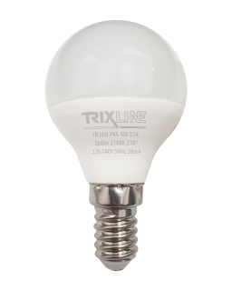 LED žárovka Trixline 4W 360lm E14 P45 teplá bílá