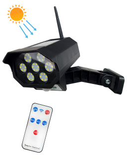 TR-593 Solární LED světlo - imitace CCTV kamery - senzor pohybu TRIXLINE