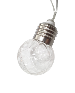 TR-603 Dekorativní 10x LED venkovní solární řetěz 2m IP44 Trixline