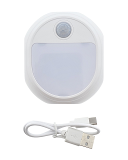 TR-255L LED noční světlo s pohybovým senzorem + USB-C Trixline