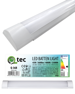 Q-36B 45W LED BATTEN LIGHT podlinkové světlo - bílé QTEC 150cm