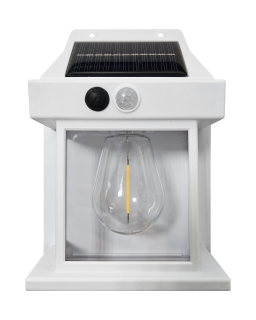 TR- 63 LED Solární nástěnná lampa se senzorem pohybu - bílá Trixline