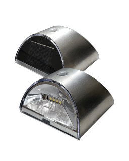 TR- 67 Solární LED světla se senzorem pohybu 2ks - stříbrná Trixline