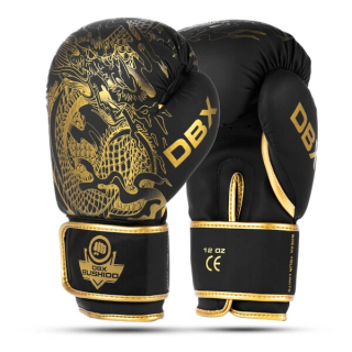 Boxerské rukavice DBX BUSHIDO Gold Dragon 10oz.