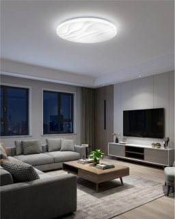 LED stropní svítidlo TR-607C - LIKA 60W 5700lm ø58cm CCT + ovladač Trixline