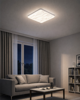 LED stropní svítidlo TR-609S - NERIS 36W 3420lm 43x43cm CCT + ovladač Trixline