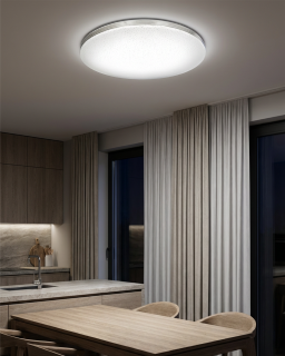 LED stropní svítidlo TR-612C - VENTA 60W 5700lm ø58cm CCT + ovladač Trixline
