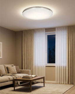 LED stropní svítidlo TR-613C - VENTA 80W 7600lm ø78cm CCT + ovladač Trixline