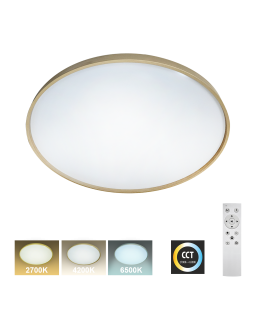 LED stropní svítidlo TR-616C - DRINA 36W 3420lm ø50cm CCT + ovladač Trixline