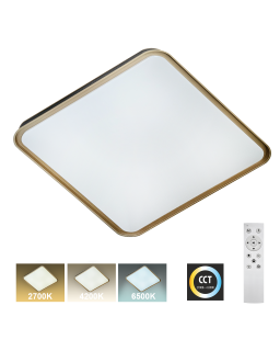 LED stropní svítidlo TR-618S - UNA 60W 5700lm 50x50cm CCT + ovladač Trixline