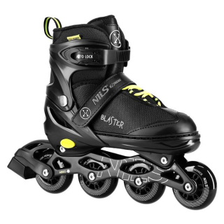 Kolečkové brusle NILS Extreme NA18168A Blaster černé L(39-42)