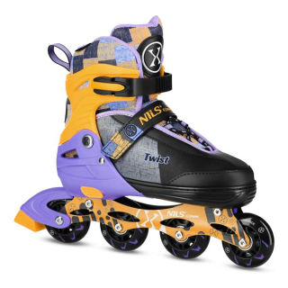 Kolečkové brusle NILS Extreme NA13810 žluté L(39-42)