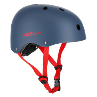 Helma NILS Extreme MTW001-1 šedo-červená M(55-58cm)