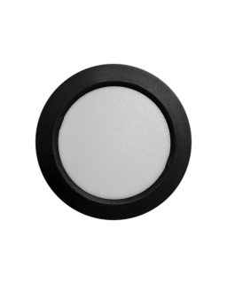 Q-54M LED panel 6W 660lm 4000K černý - kruhový přisazený Qtec