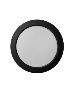 Q-55M LED panel 18W 1980lm 4000K černý - kruhový přisazený Qtec
