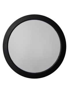 Q-56M LED panel 24W 2640lm 4000K černý - kruhový přisazený Qtec