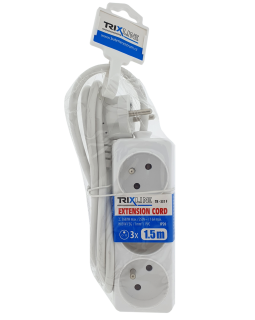 Prodlužovací přívod 3 zásuvky, 1,5m, TR 331 F TRIXLINE