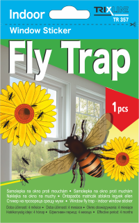 10x Samolepka na okno Fly Trap TR 357