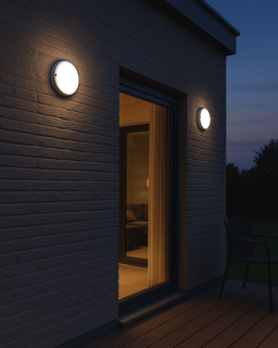 LED stropní svítidlo Q-40A 8W 720lm 4200K IP64 - bílé QTEC