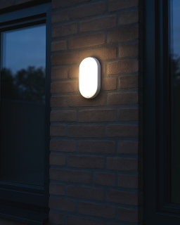 LED stropní svítidlo Q-50A 8W 720lm 4200K IP64 - bílé QTEC