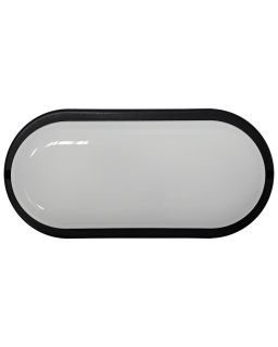LED stropní svítidlo Q-53A 15W 1350lm 4200K IP64 - černé QTEC